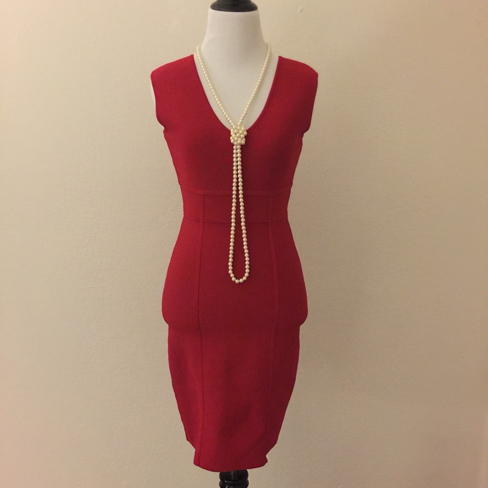 BCBGMAXAZRIA Makena Bandage Dress